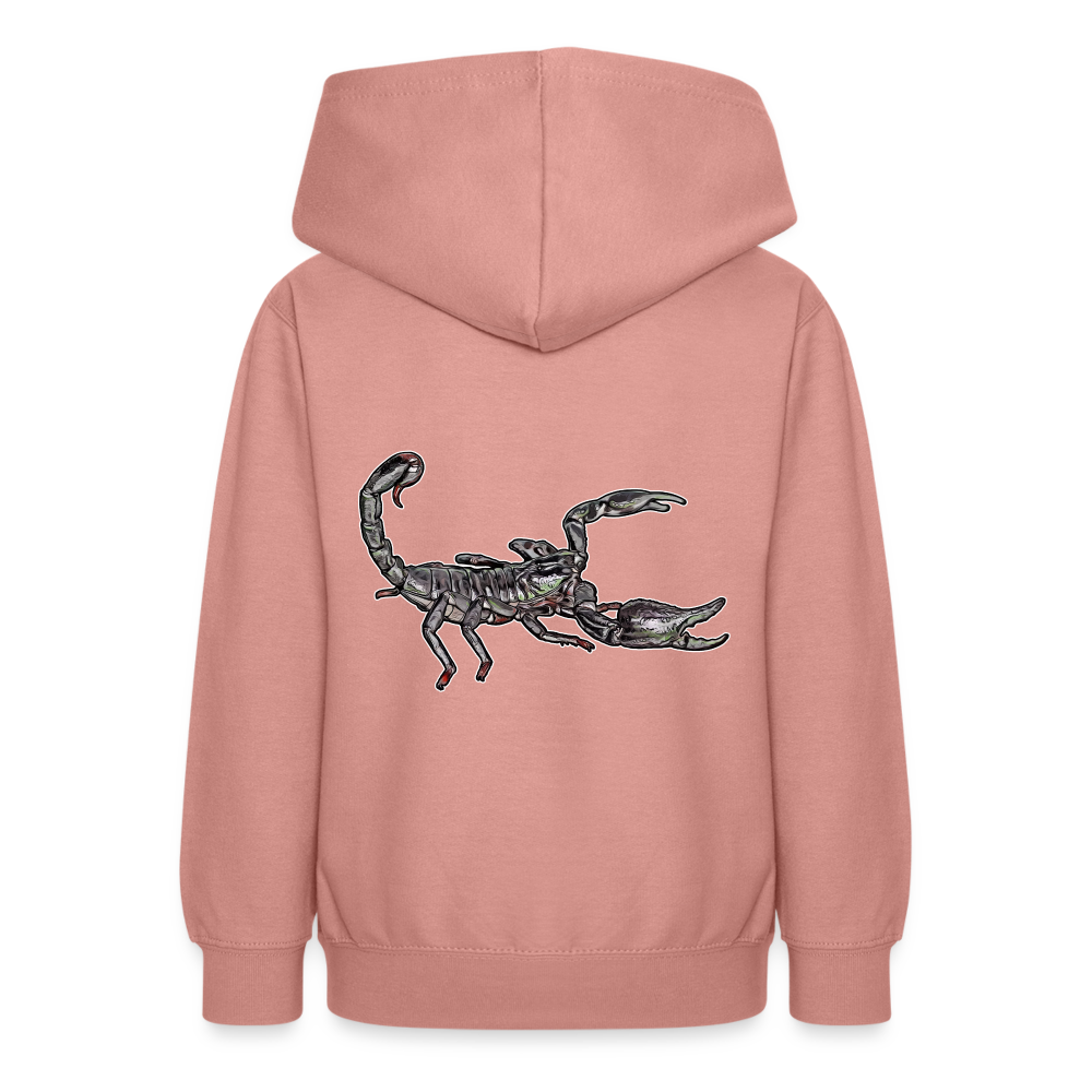 Teenager Hoodie Heterometrus silenus - Altrosa