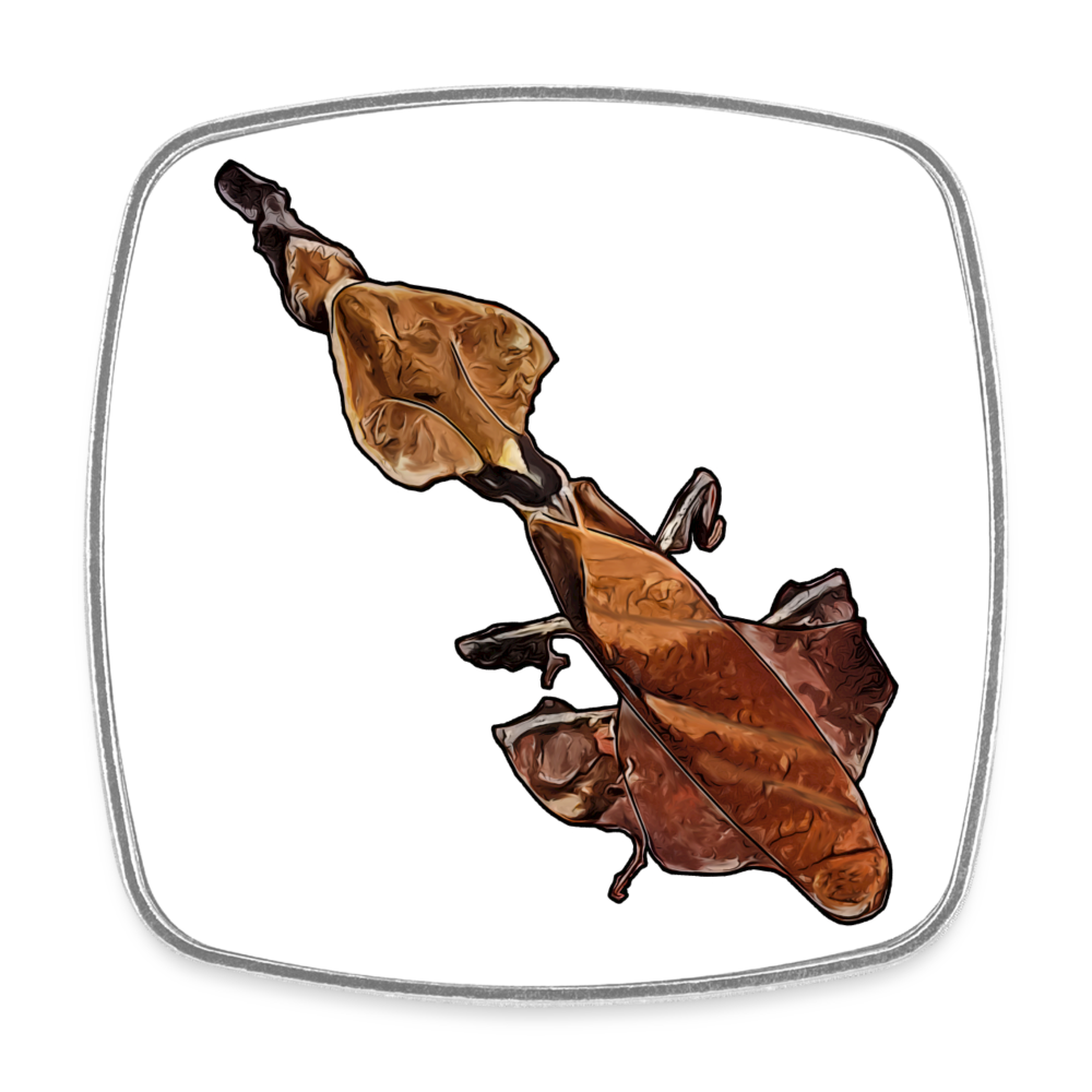 Kühlschrankmagnet eckig Phyllocrania paradoxa female - weiß