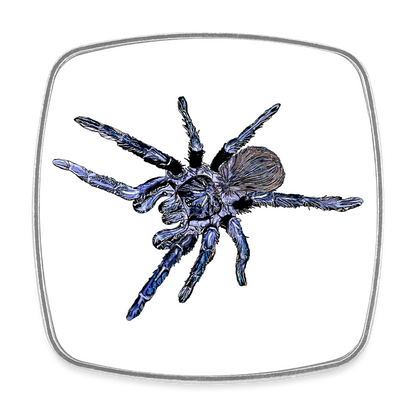 Kühlschrankmagnet eckig Pterinopelma sazimai - weiß