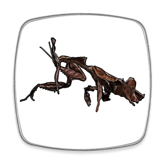 Kühlschrankmagnet eckig Phyllocrania paradoxa female 2 - weiß