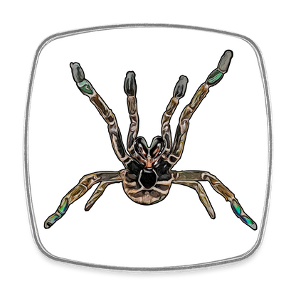 Kühlschrankmagnet eckig Pterinochilus murinus tcf - weiß