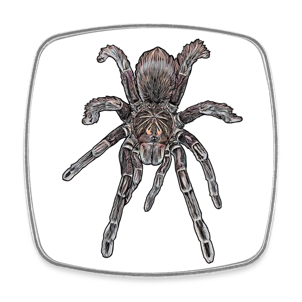 Kühlschrankmagnet eckig Pamphobeteus sp Machala juvenile - weiß