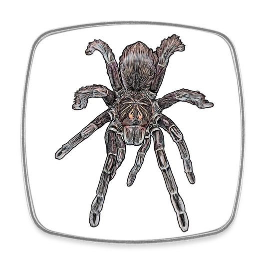 Kühlschrankmagnet eckig Pamphobeteus sp Machala juvenile - weiß