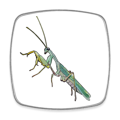 Kühlschrankmagnet eckig Sphodromantis lineola male - weiß