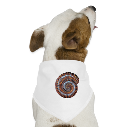 Hunde-Bandana Archispirostreptus gigas - weiß