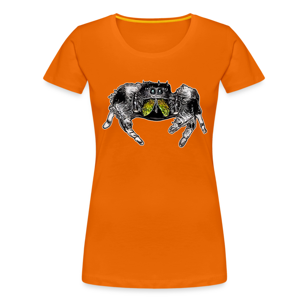 Frauen Basic T-Shirt Phidippus regius Rastafari male - Orange