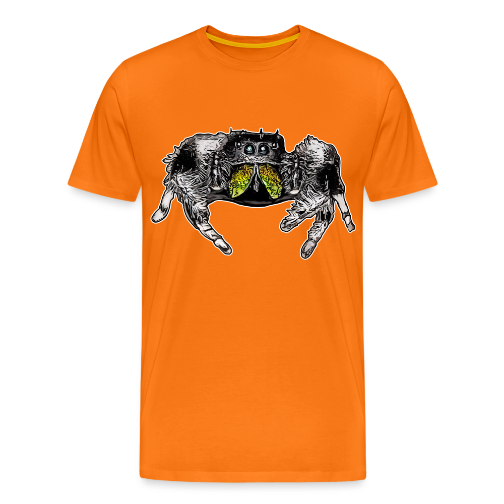 Männer Basic T-Shirt Phidippus regius Rastafari male - Orange
