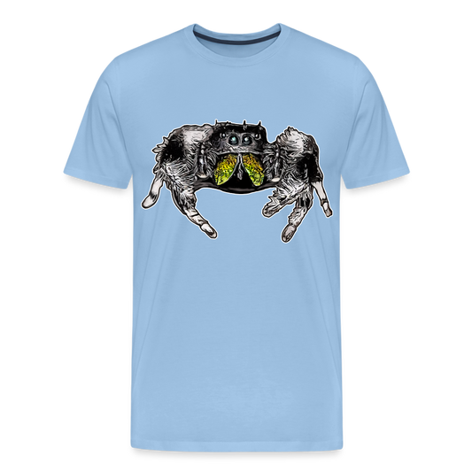 Männer Basic T-Shirt Phidippus regius Rastafari male - Sky