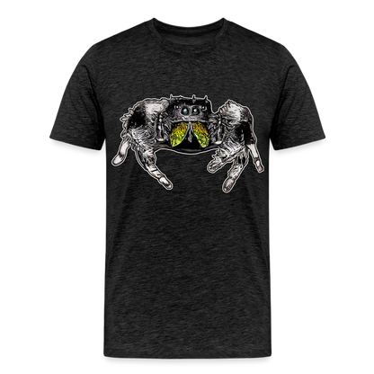 Männer Basic T-Shirt Phidippus regius Rastafari male - Anthrazit