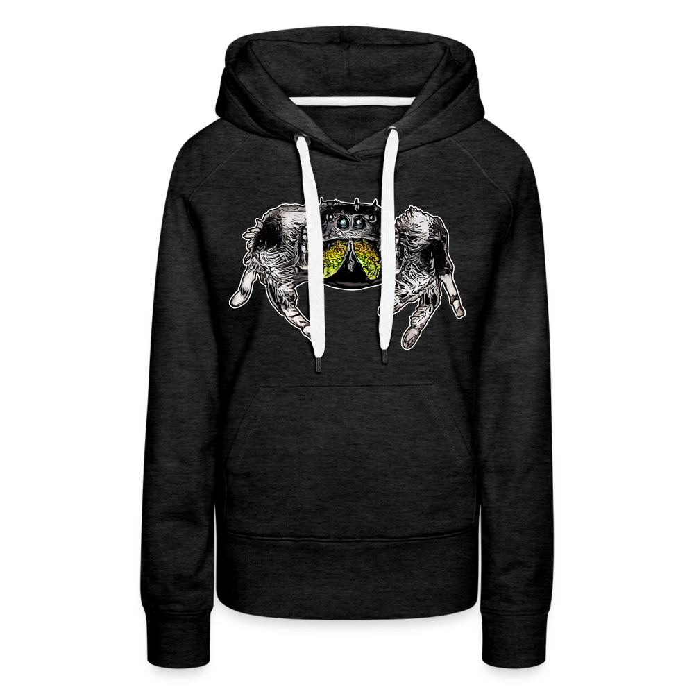 Frauen Hoodie Phidippus regius Rastafari male - Anthrazit