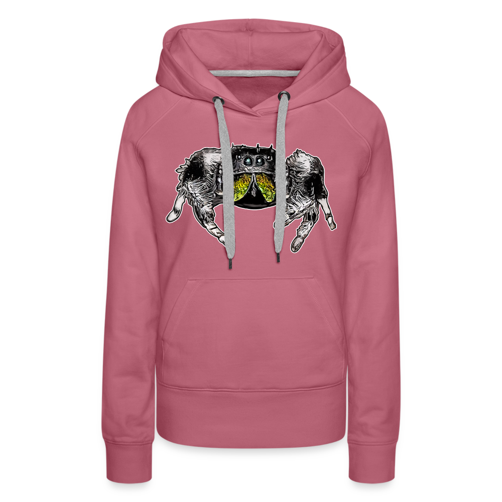 Frauen Hoodie Phidippus regius Rastafari male - Malve