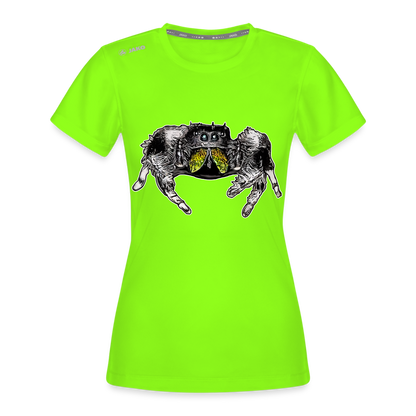 Frauen JAKO Sportswear T-Shirt Phidippus regius Rastafari male - Neongrün