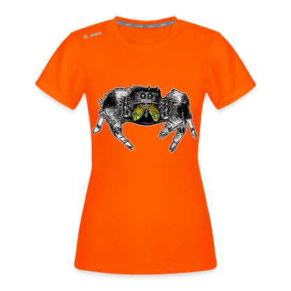 Frauen JAKO Sportswear T-Shirt Phidippus regius Rastafari male - Neonorange
