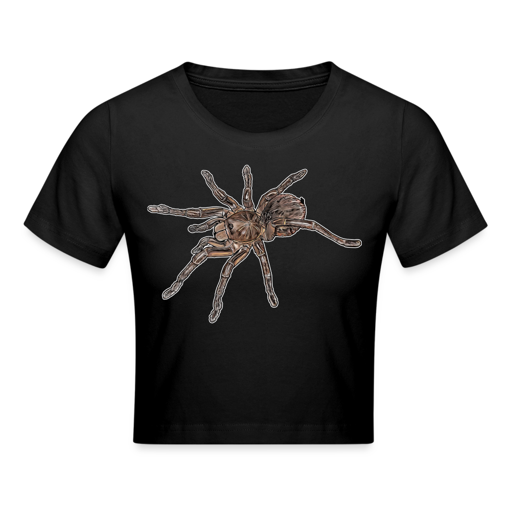 Crop T-Shirt Theraphosa stirmi juvenile - Schwarz