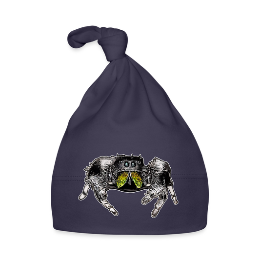 Baby Mützchen Phidippus regius Rastafari male - Navy