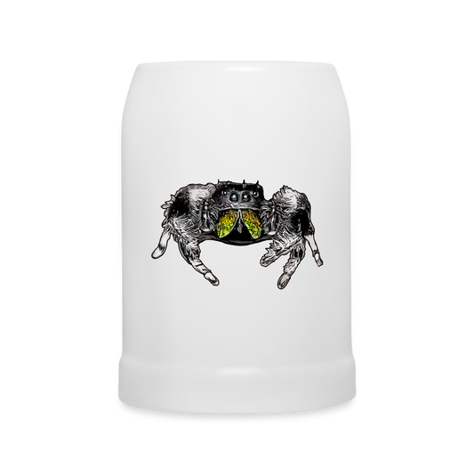 Bierkrug Phidippus regius Rastafari male - weiß