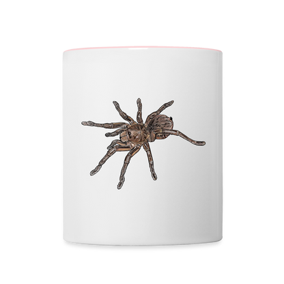 Tasse farbig Theraphosa stirmi juvenile - Weiß/Pink