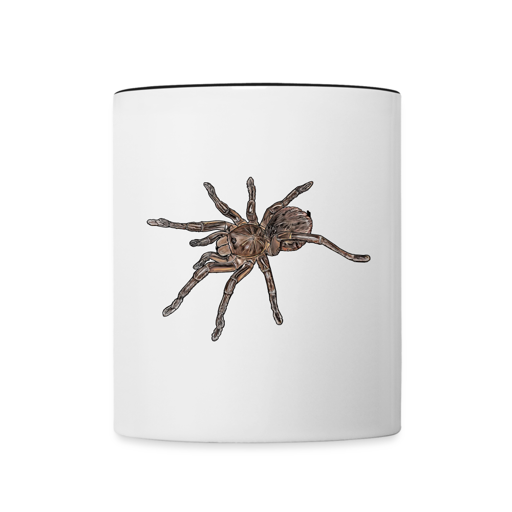 Tasse farbig Theraphosa stirmi juvenile - Weiß/Schwarz
