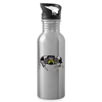 Trinkflasche Phidippus regius Rastafari male - Lightsilver