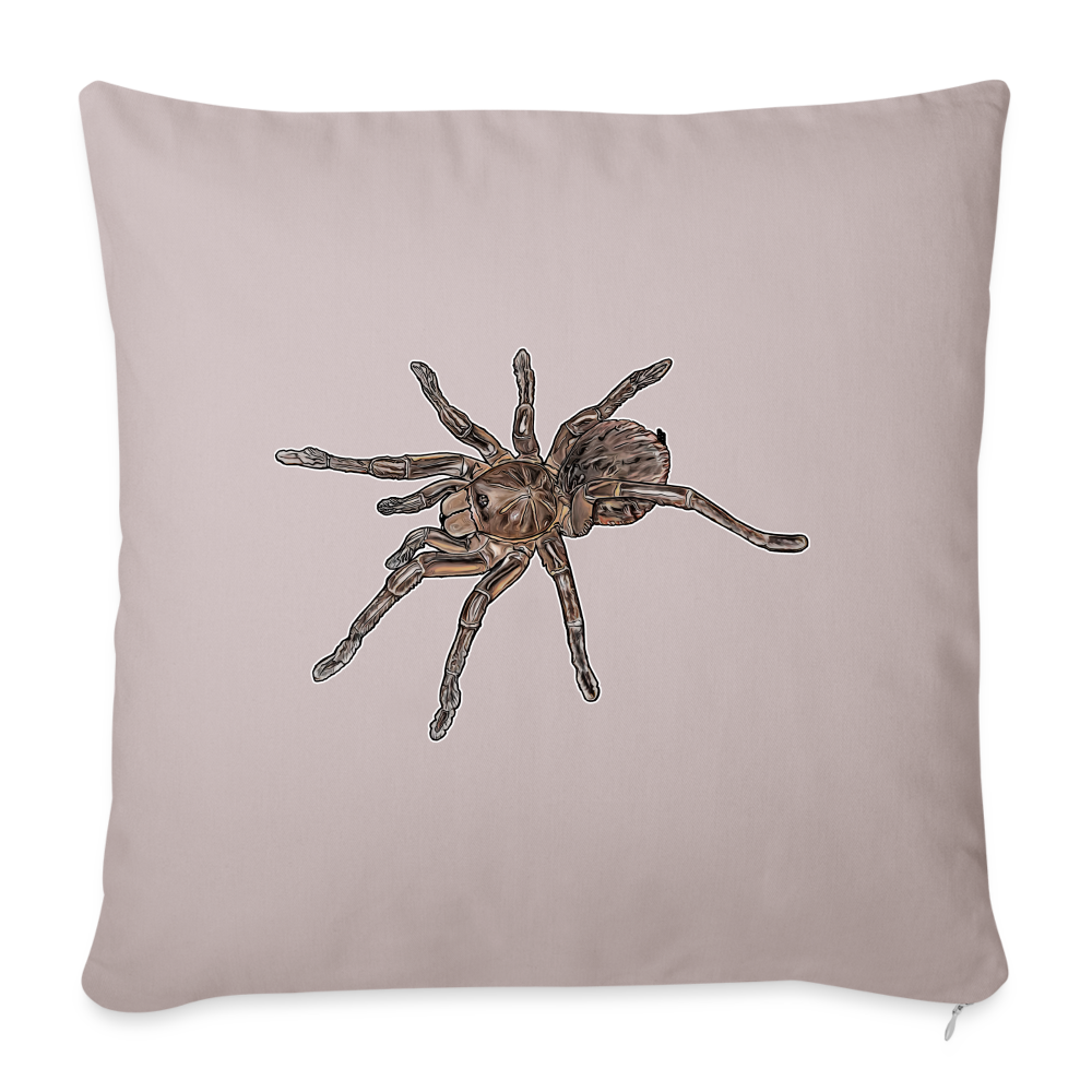 Sofakissen mit Füllung 44 x 44 cm Theraphosa stirmi juvenile - helles Taupe