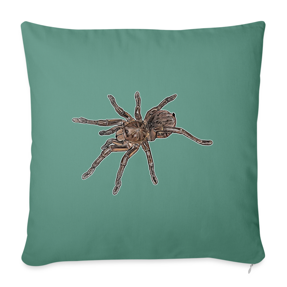Sofakissen mit Füllung 44 x 44 cm Theraphosa stirmi juvenile - Tanngrün
