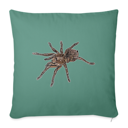 Sofakissen mit Füllung 44 x 44 cm Theraphosa stirmi juvenile - Tanngrün