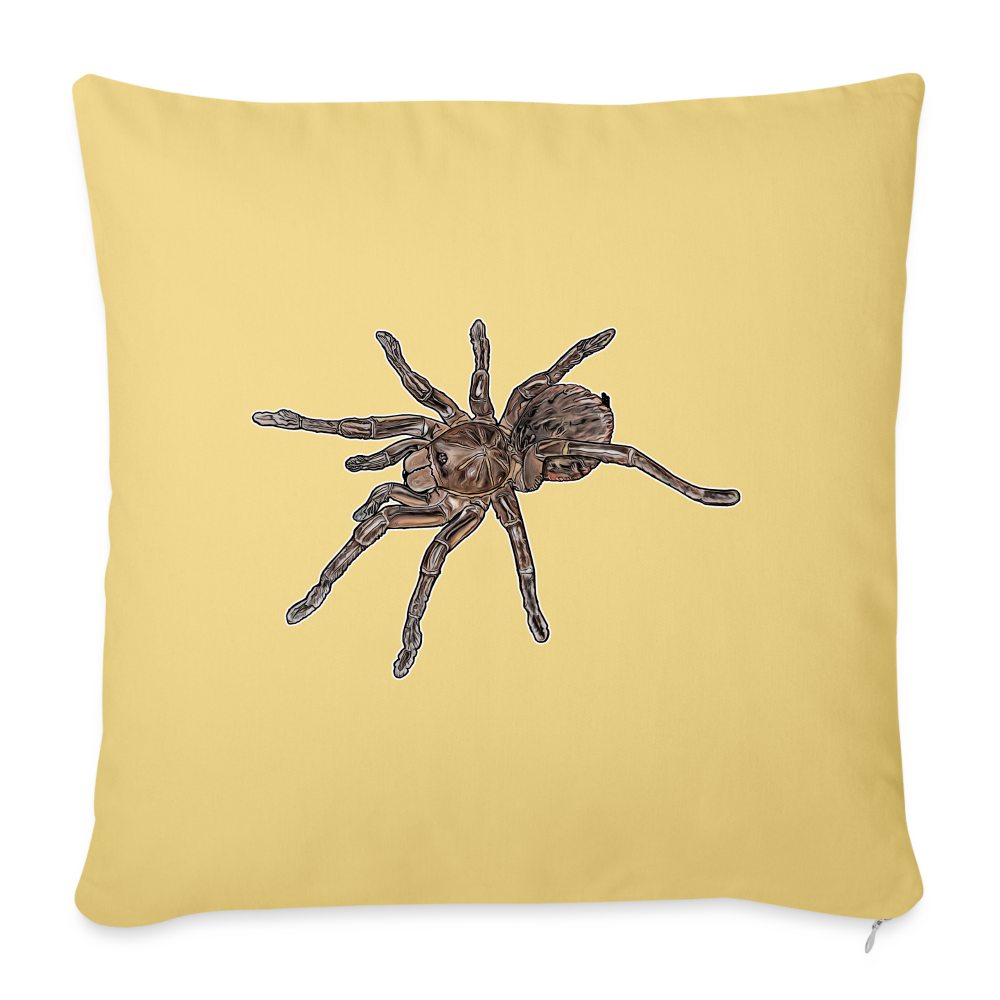 Sofakissen mit Füllung 44 x 44 cm Theraphosa stirmi juvenile - Hellgelb