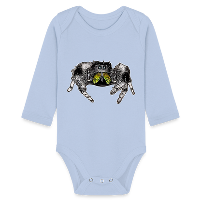 Baby Body lang Phidippus regius Rastafari male - Sky