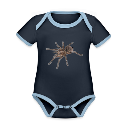 Baby Kontrastbody kurz Theraphosa stirmi juvenile - Navy/Himmelblau