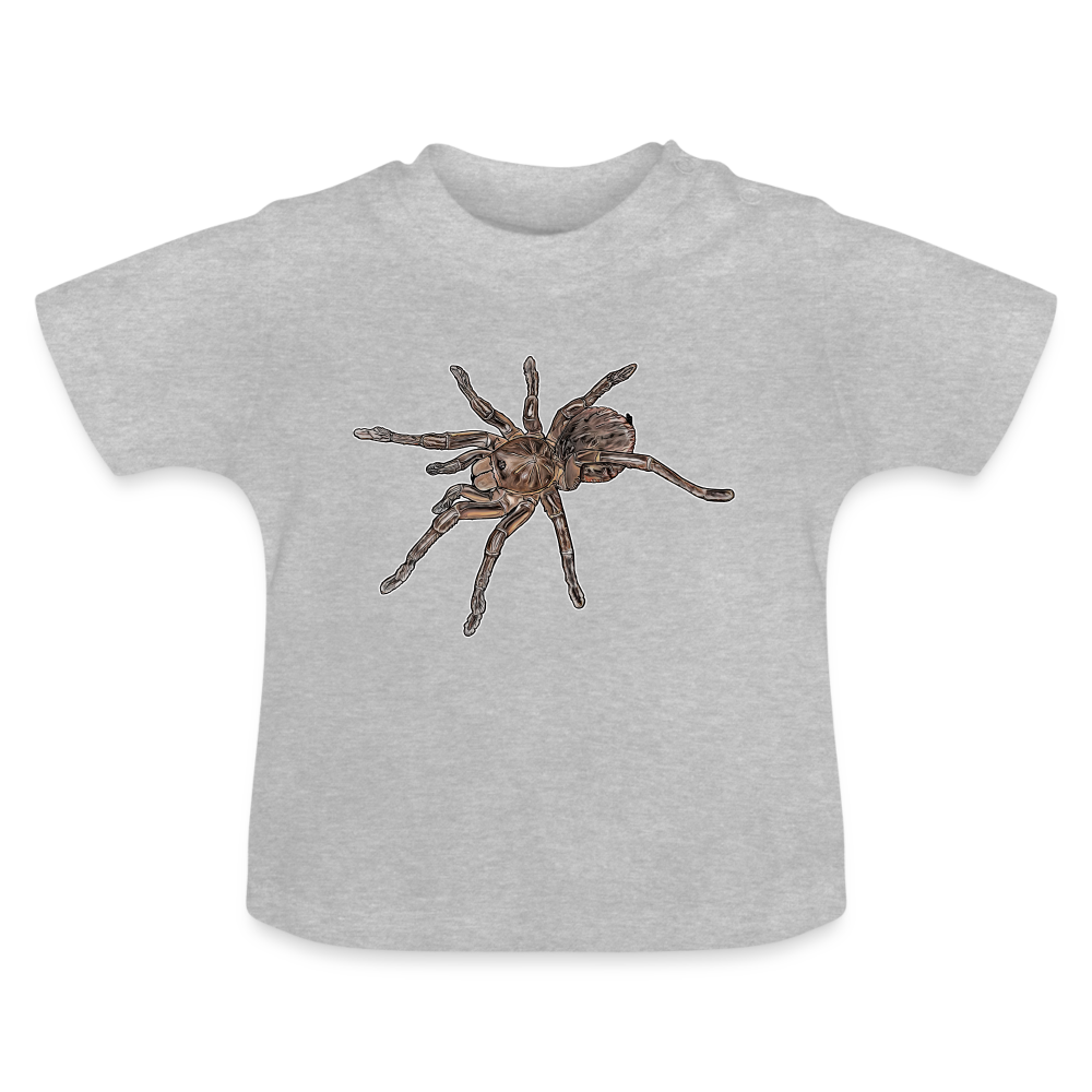 Baby T-Shirt Theraphosa stirmi juvenile - Grau meliert