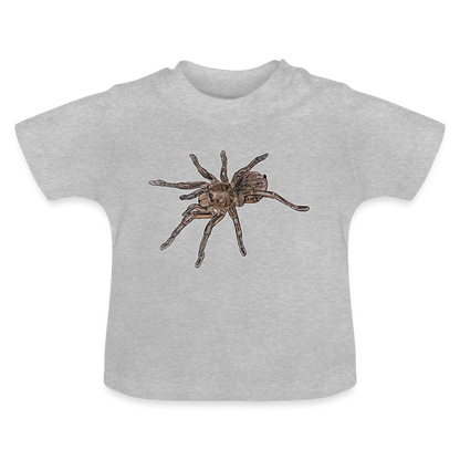 Baby T-Shirt Theraphosa stirmi juvenile - Grau meliert