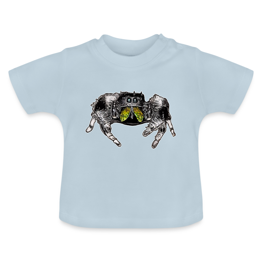 Baby T-Shirt Phidippus regius Rastafari male - Hellblau