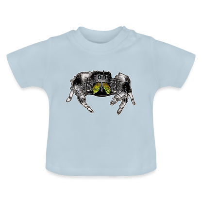 Baby T-Shirt Phidippus regius Rastafari male - Hellblau