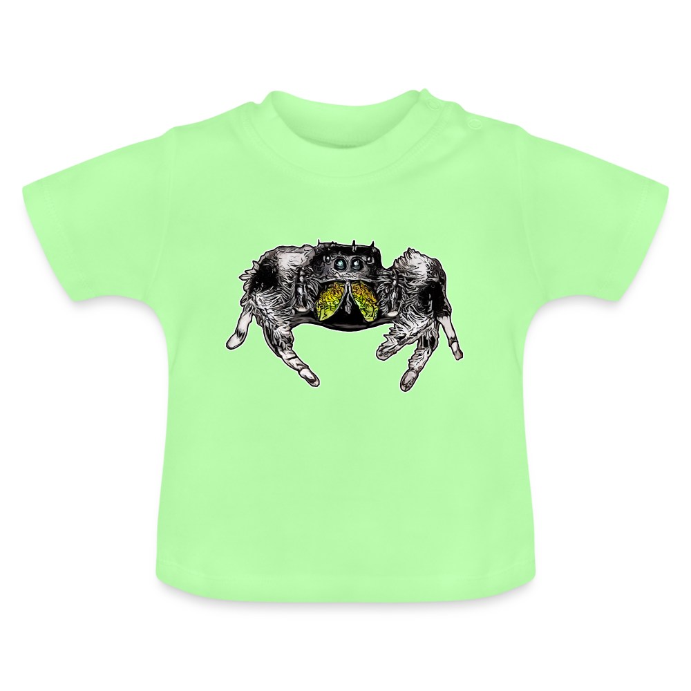Baby T-Shirt Phidippus regius Rastafari male - Mintgrün
