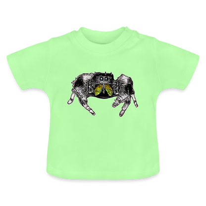 Baby T-Shirt Phidippus regius Rastafari male - Mintgrün