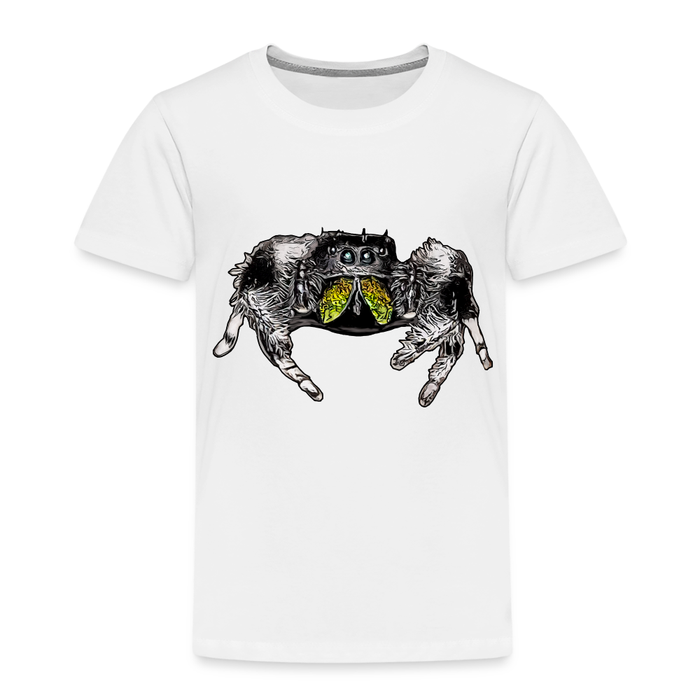 Kinder Basic T-Shirt Phidippus regius Rastafari male - weiß