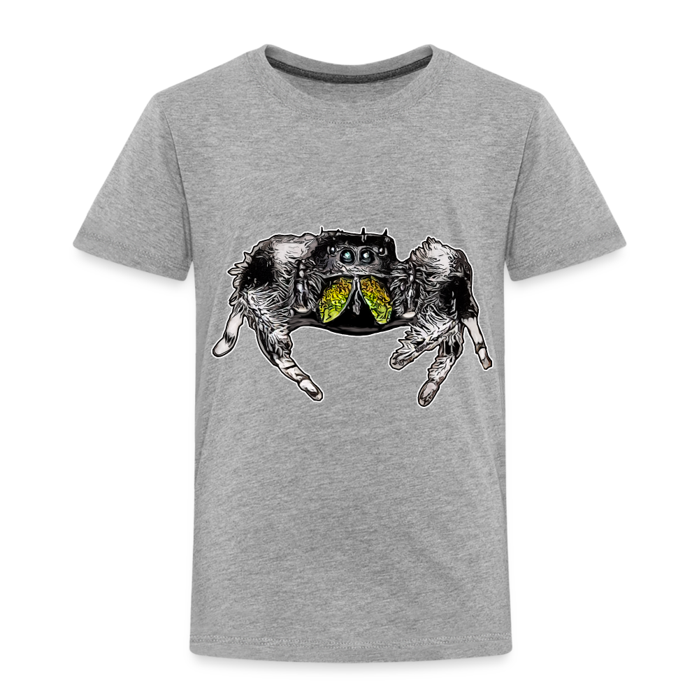 Kinder Basic T-Shirt Phidippus regius Rastafari male - Grau meliert