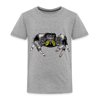 Kinder Basic T-Shirt Phidippus regius Rastafari male - Grau meliert