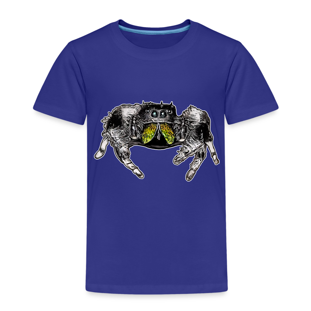 Kinder Basic T-Shirt Phidippus regius Rastafari male - Königsblau