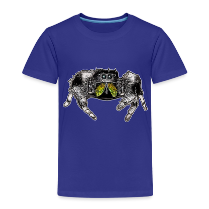 Kinder Basic T-Shirt Phidippus regius Rastafari male - Königsblau