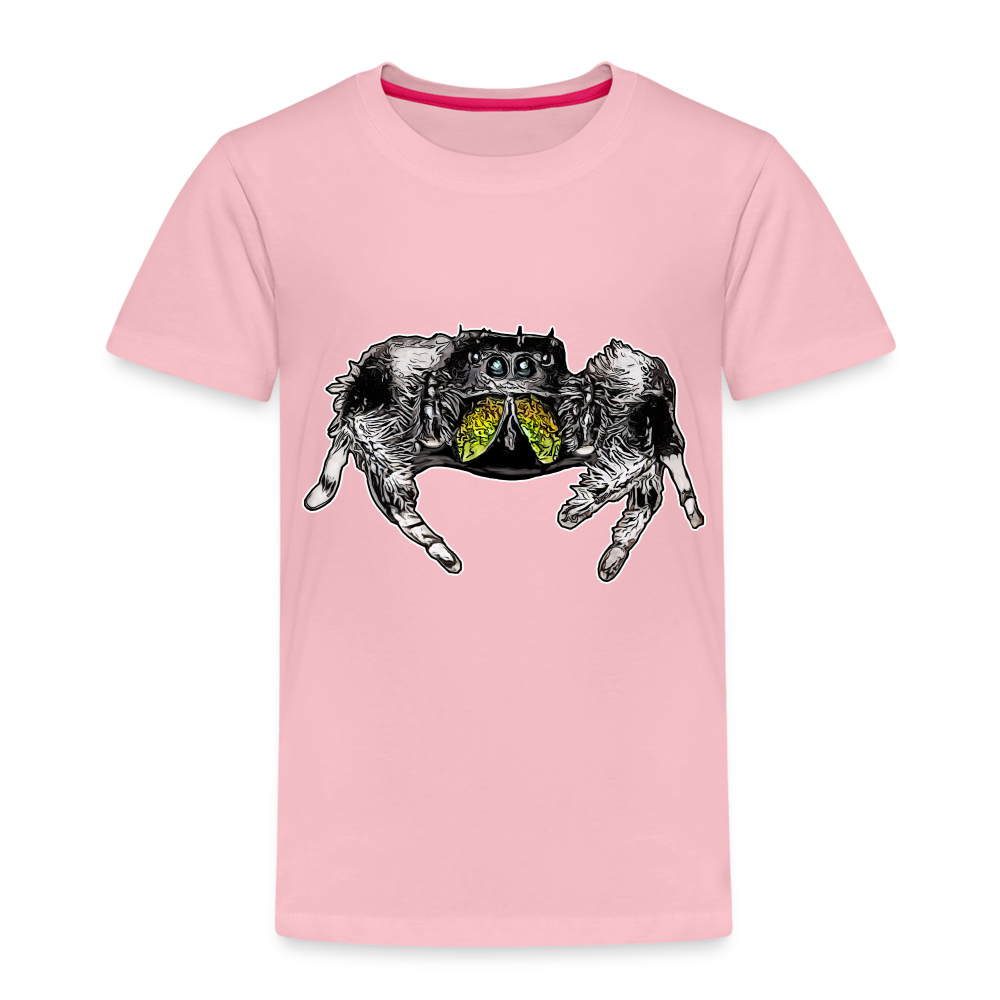 Kinder Basic T-Shirt Phidippus regius Rastafari male - Hellrosa
