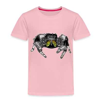 Kinder Basic T-Shirt Phidippus regius Rastafari male - Hellrosa