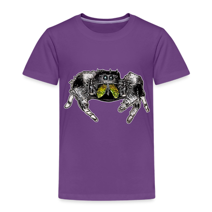 Kinder Basic T-Shirt Phidippus regius Rastafari male - Lila