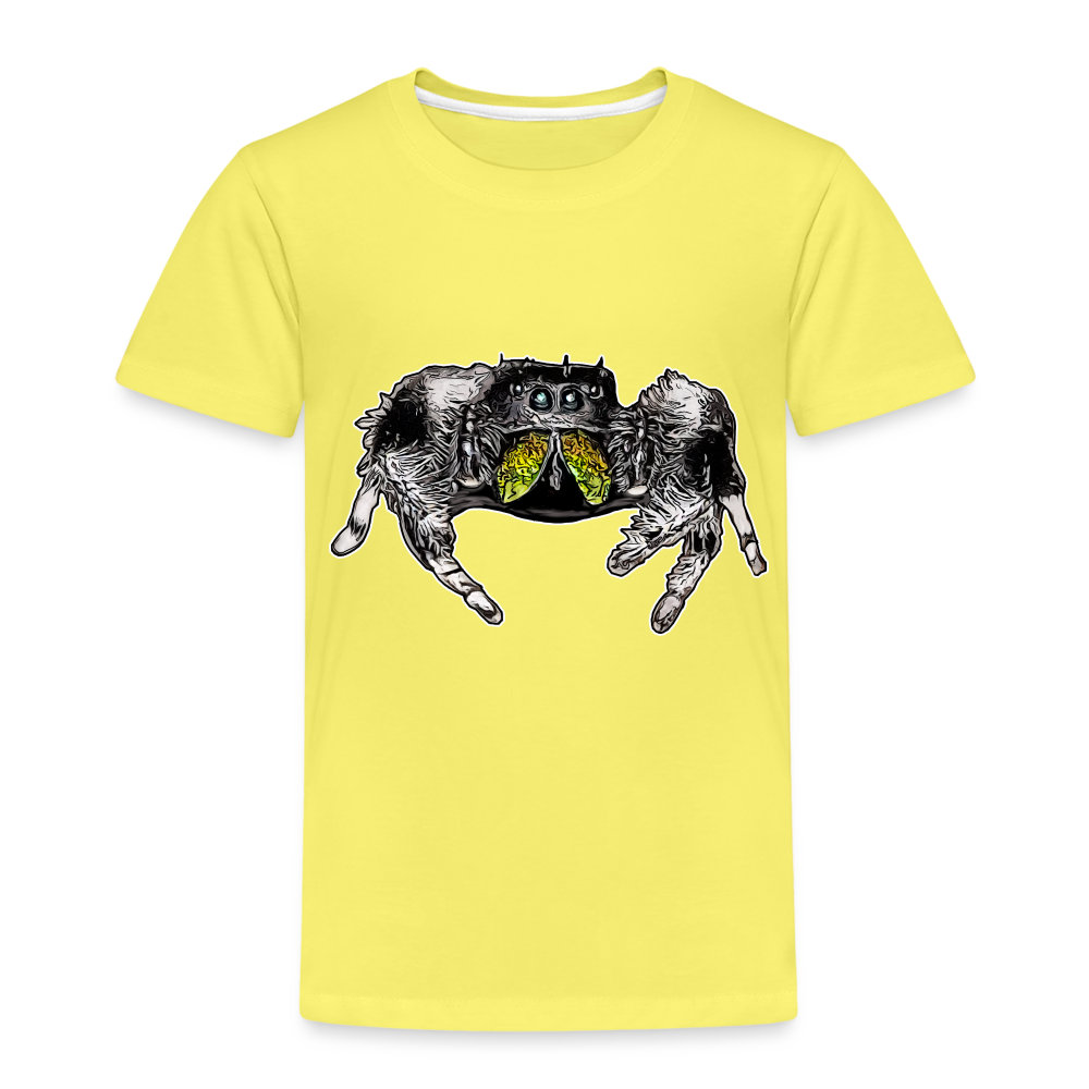 Kinder Basic T-Shirt Phidippus regius Rastafari male - Gelb