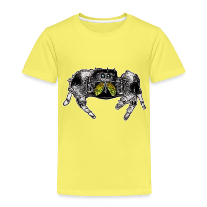 Kinder Basic T-Shirt Phidippus regius Rastafari male - Gelb