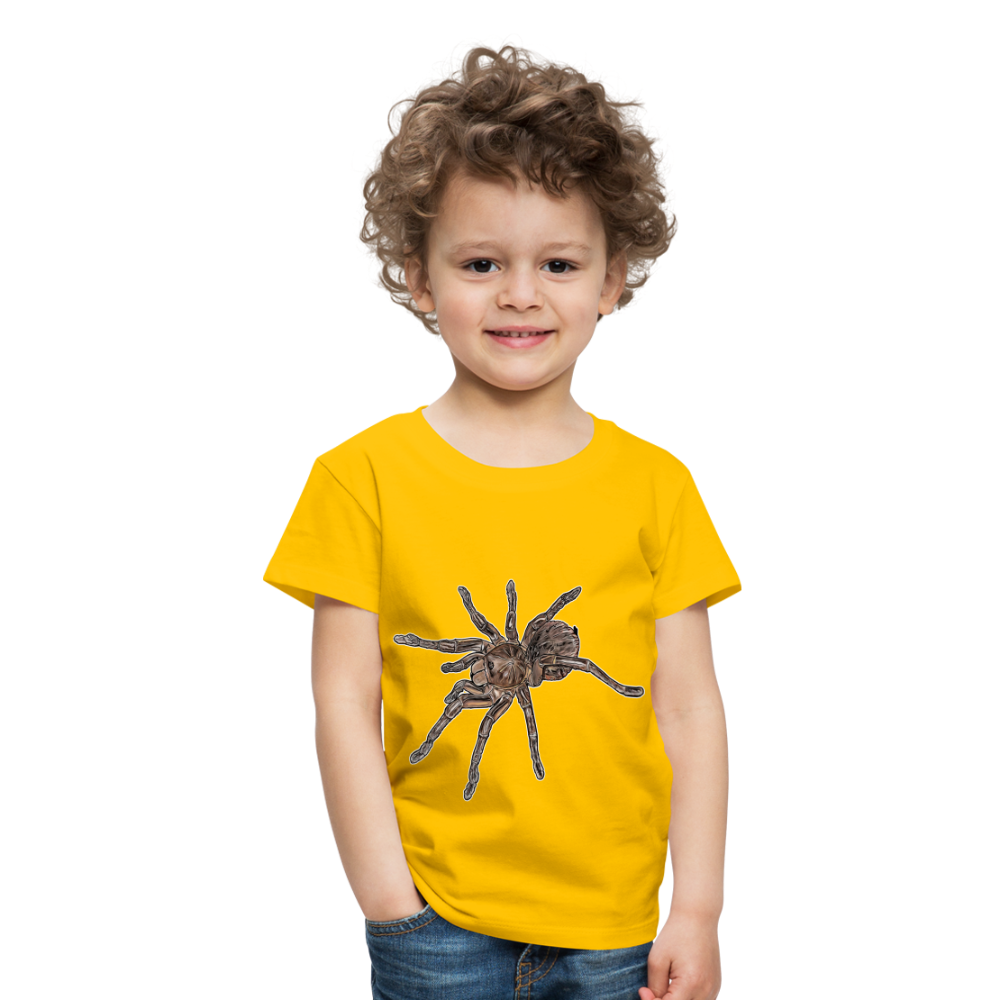 Kinder Basic T-Shirt Theraphosa stirmi juvenile - Sonnengelb