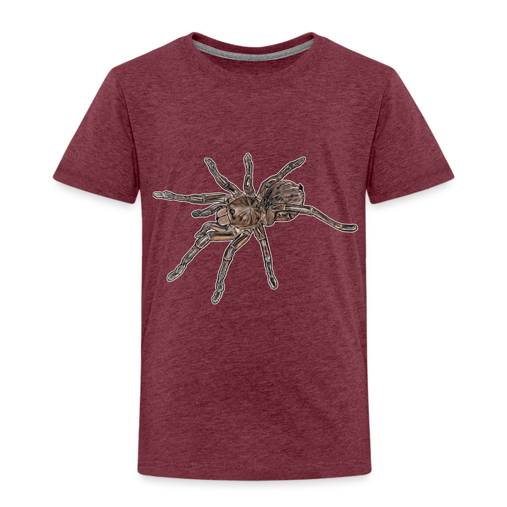 Kinder Basic T-Shirt Theraphosa stirmi juvenile - Bordeauxrot meliert