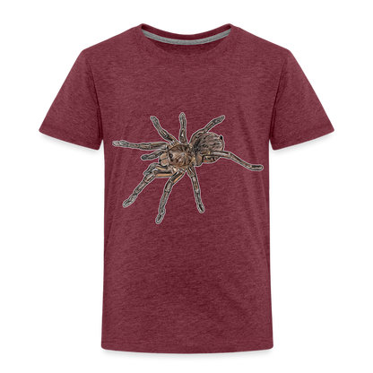 Kinder Basic T-Shirt Theraphosa stirmi juvenile - Bordeauxrot meliert