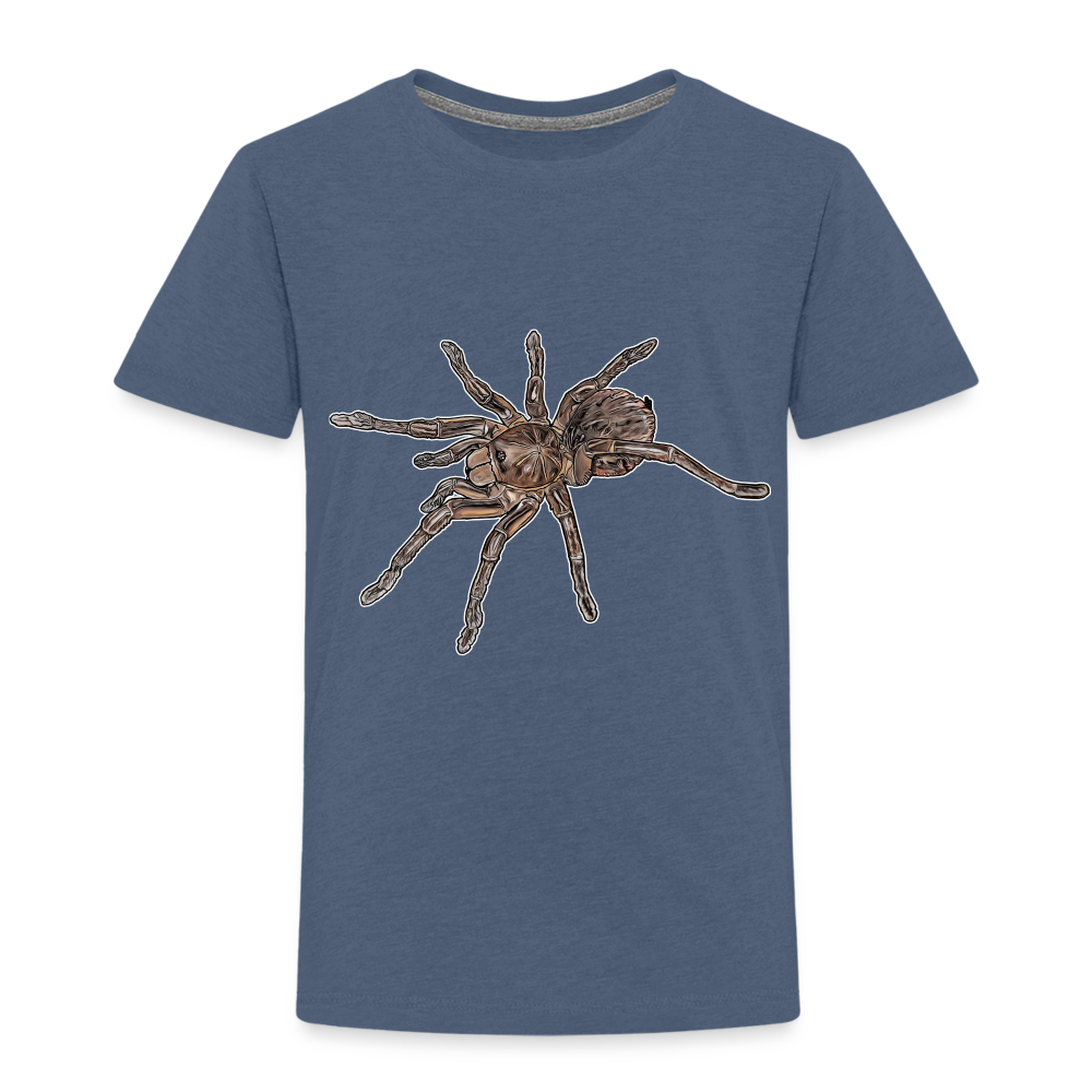 Kinder Basic T-Shirt Theraphosa stirmi juvenile - Blau meliert