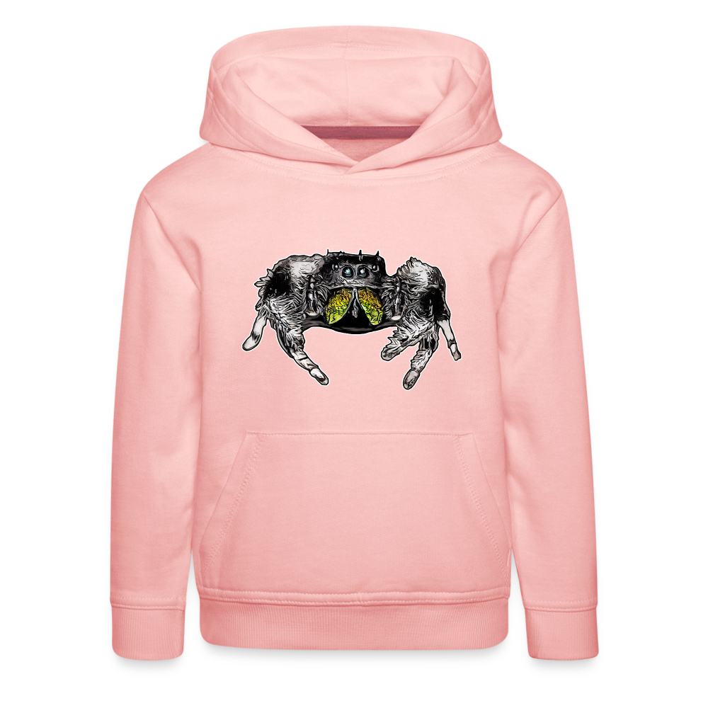 Kinder Hoodie Phidippus regius Rastafari male - Kristallrosa
